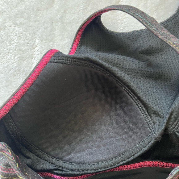 2x $25 PrAna Multicolor Sports Bra Medium Yoga Fitness Activewear Crop Top - Picture 10 of 12